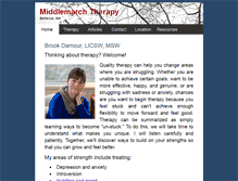 Tablet Screenshot of middlemarchtherapy.com